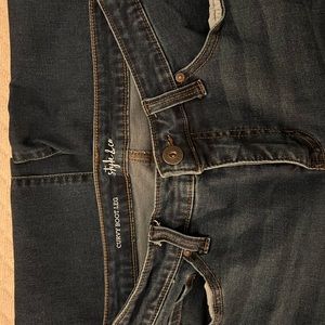 Style and co. Dark wash flare jeans